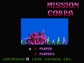 Title screen and main menu