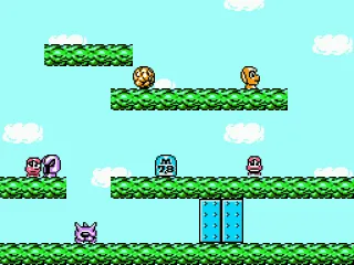 Collect the statues while dealing with enemies.