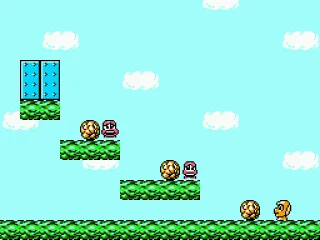 You will have to do some rock moving...what is this...Boulder Dash?