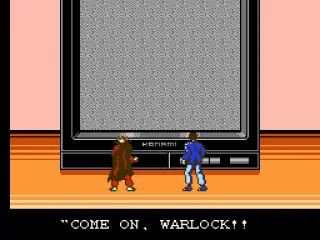 Of course, The Vampire and The Monster won't let Warlock get away with his evil deeds!