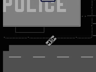 Leaving the police headquarters.