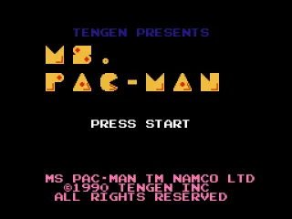 Title screen (Tengen version)