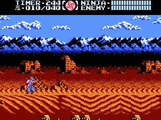 Ryu prepares to duke it out in the desert