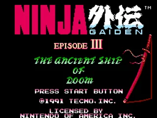 Title screen