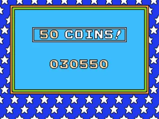 Your score after getting 50 coins in Super Mario.