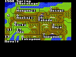 In the spring of 1560, there is revolt!