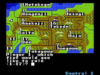 Which fief do you want to rule?