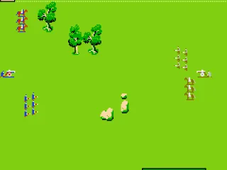 On-field battle action sequence