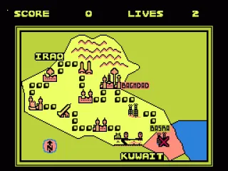 Map screen with an overview of all the levels