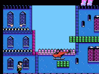 The helicopter needs only one hit to come down, but it is still a difficult opponent.