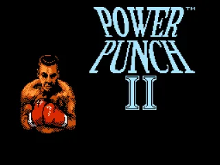 The game's title screen lights up after Mark punches it.