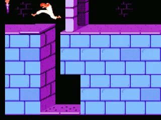 Jumping a pit of spikes