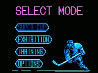 Select mode screen