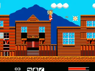 A bullet destroys an enemy.