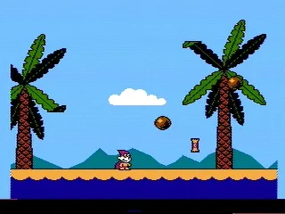 Falling coconuts at the beach (Linus Spacehead)