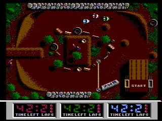 Racing on dirt (BMX Simulator)