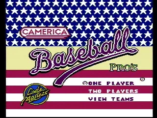 Title screen (Baseball Pros)