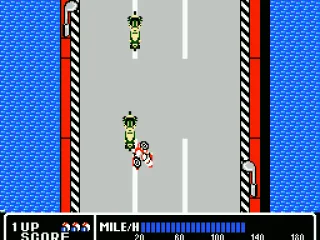 Crashing into an opponent.