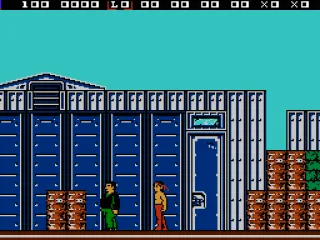 The Army’s hanger. No fighting here just setting up the plot.