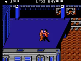 Look like the thug is about to open up a serious can of whoopass on him