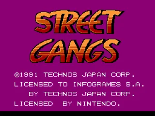 Title screen (European version)