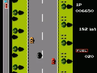 Oil makes the road slippery