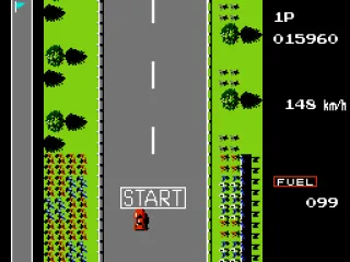 This is the 'demo' during gameplay for the race.