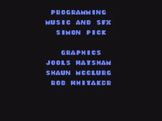 Credits screen