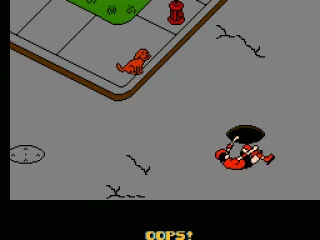 Landed a trick wrong.