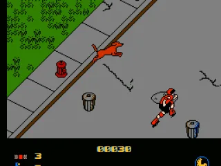 Lots of obstacles to avoid and jump over.