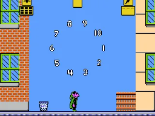 The wheel allows you to select the number.