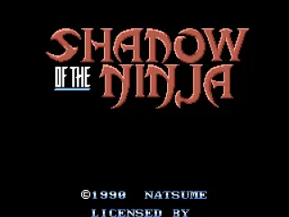 American title screen