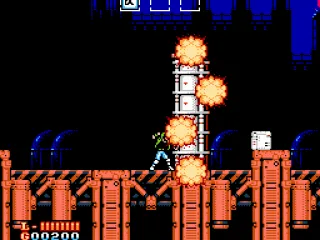 Smashing down an obstacle