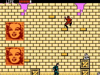 Watch out for those ninjas on the wall.