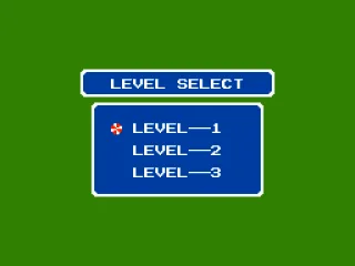 Difficulty level screen