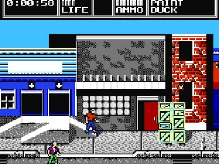 The arrow means you can enter this building.