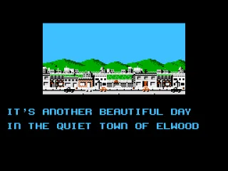 What? The town doesn't look quiet at all to me...