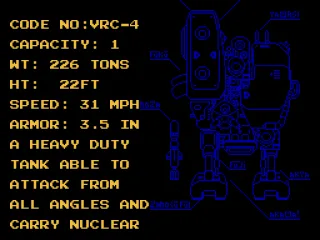 Metal Gear 1 tech specs