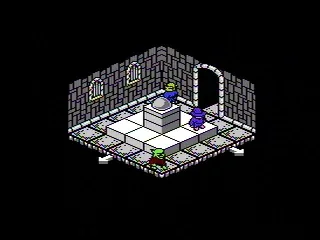 Some strange creatures wander around this room