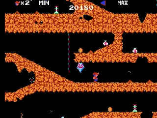 A ghost is on the spelunker's tail