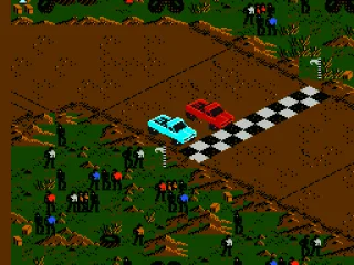 At the starting line