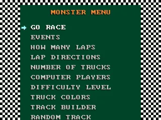 The main menu