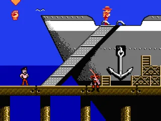 Getting off the ship