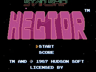 American title screen