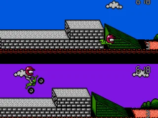 Player on top takes a dive.