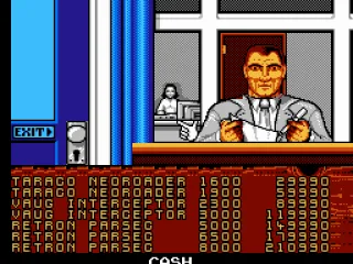 The Sales Office, here you can buy new cars.