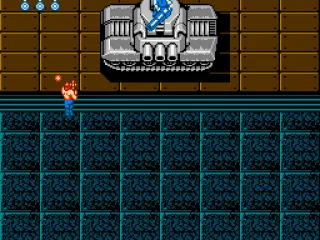 A tank is blocking the way