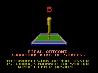 Interpretation of the Five of Staffs