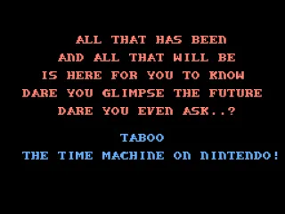 Introduction - The Time Machine on Nintendo!