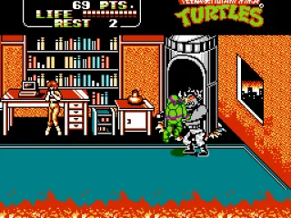 Rocksteady, the first boss